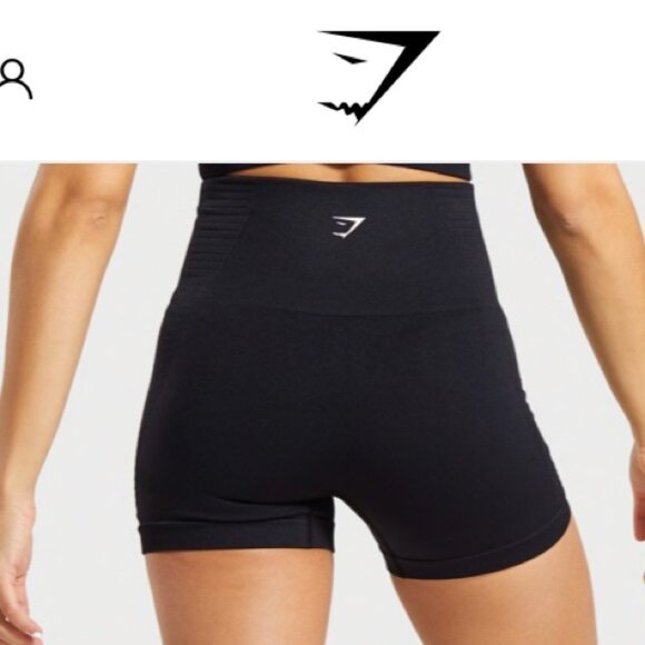 Gymshark Energy Seamless Shorts Size XL Black - Picture 4 of 9